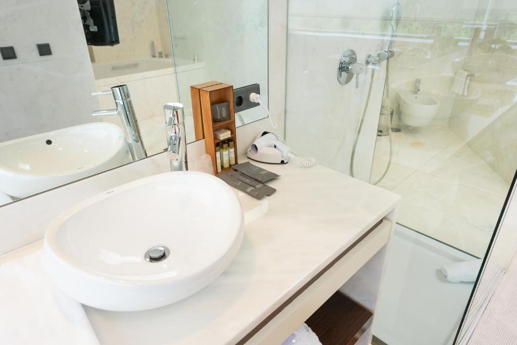 Koupelna v ubytování Hotel dos Zimbros