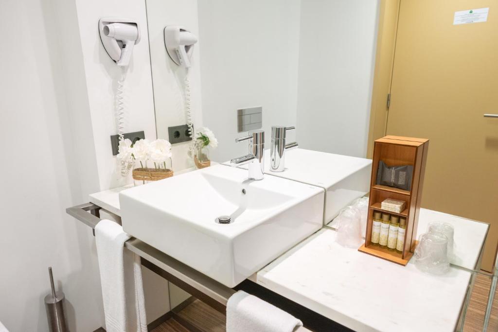 Koupelna v ubytování Hotel dos Zimbros