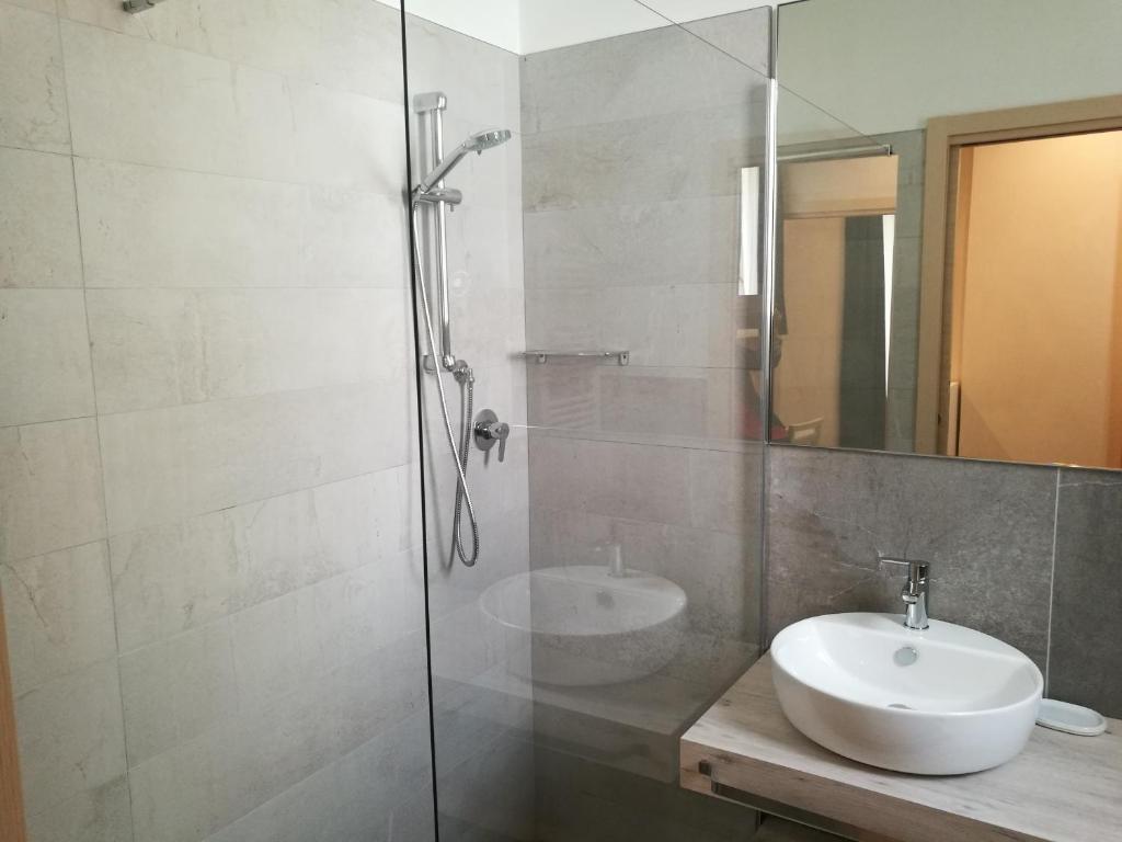 Koupelna v ubytování Hotel Rio Bellaria