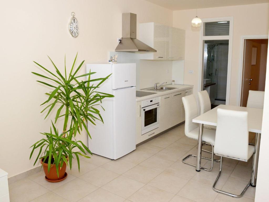 Kuchyňa alebo kuchynka v ubytovaní Apartment in Ljubac with Garden