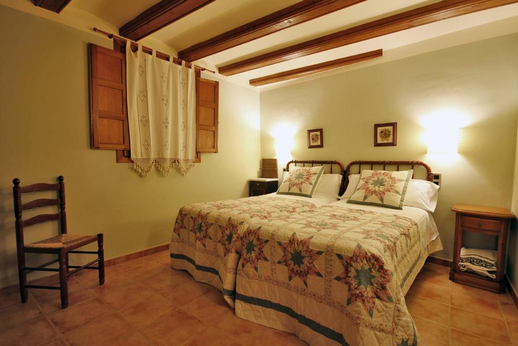 Postel nebo postele na pokoji v ubytování Apartamentos Santa Agueda