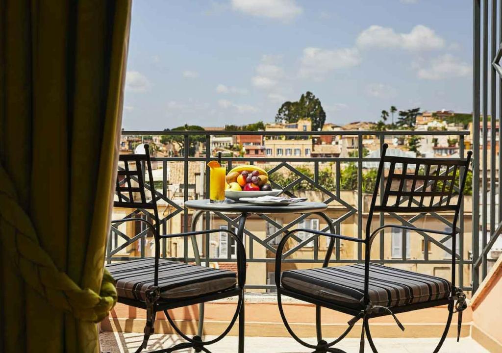 Balkón nebo terasa v ubytování FH55 Grand Hotel Palatino