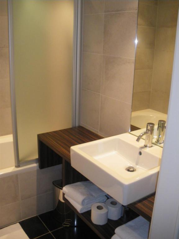 Koupelna v ubytování Amaryllis Hotel Veurne