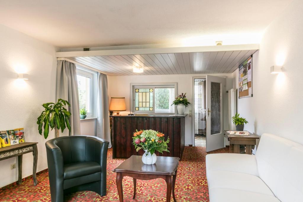 Postel nebo postele na pokoji v ubytování Hotel Bären