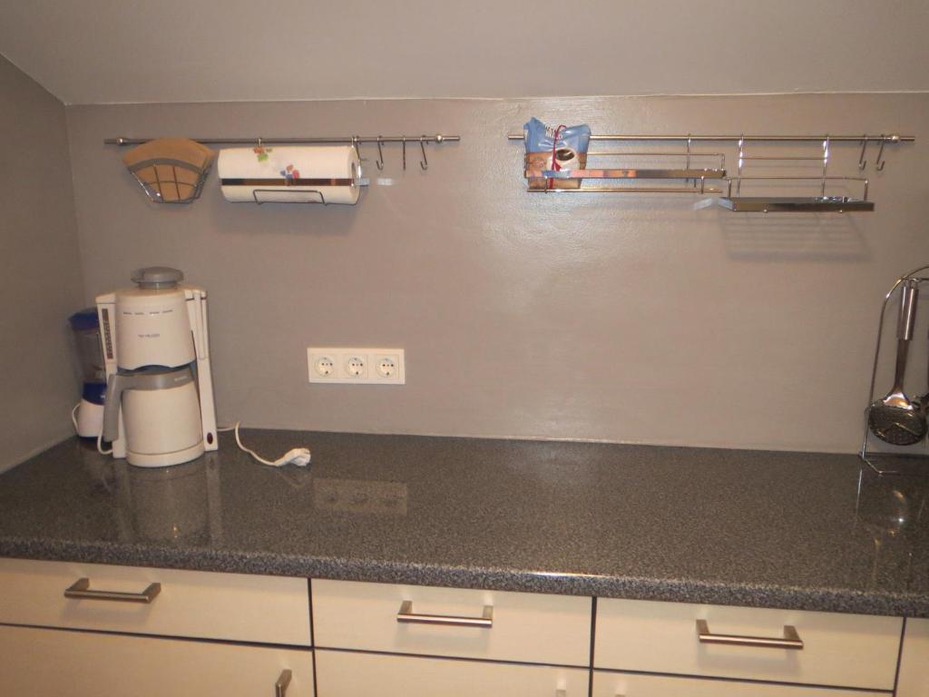 Kuchyň nebo kuchyňský kout v ubytování Ascherhof