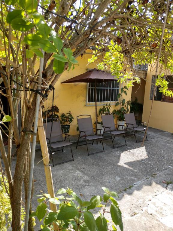 Zahrada ubytování Posada Familiar Papantla