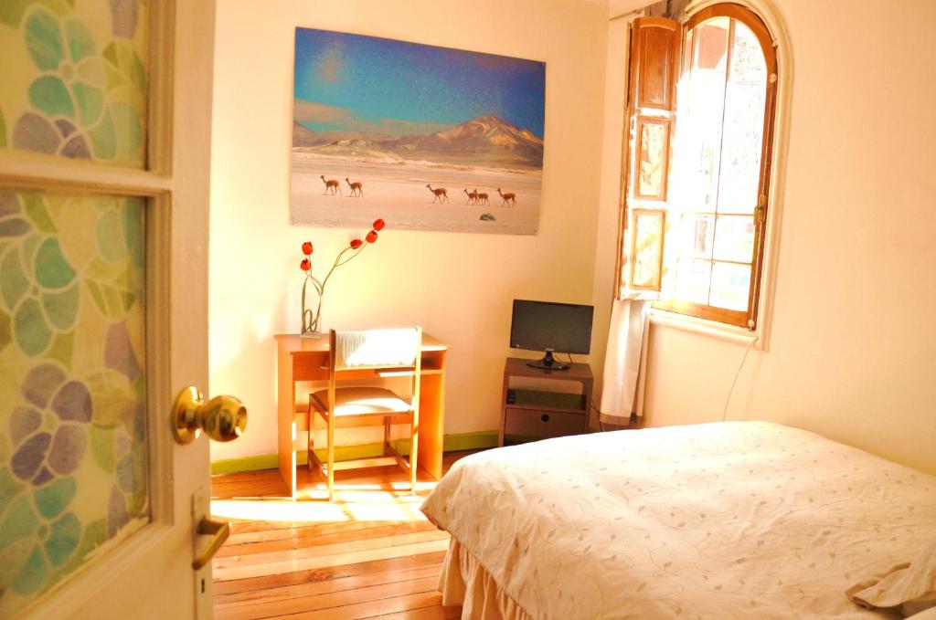 Postel nebo postele na pokoji v ubytování Tralkan B&B