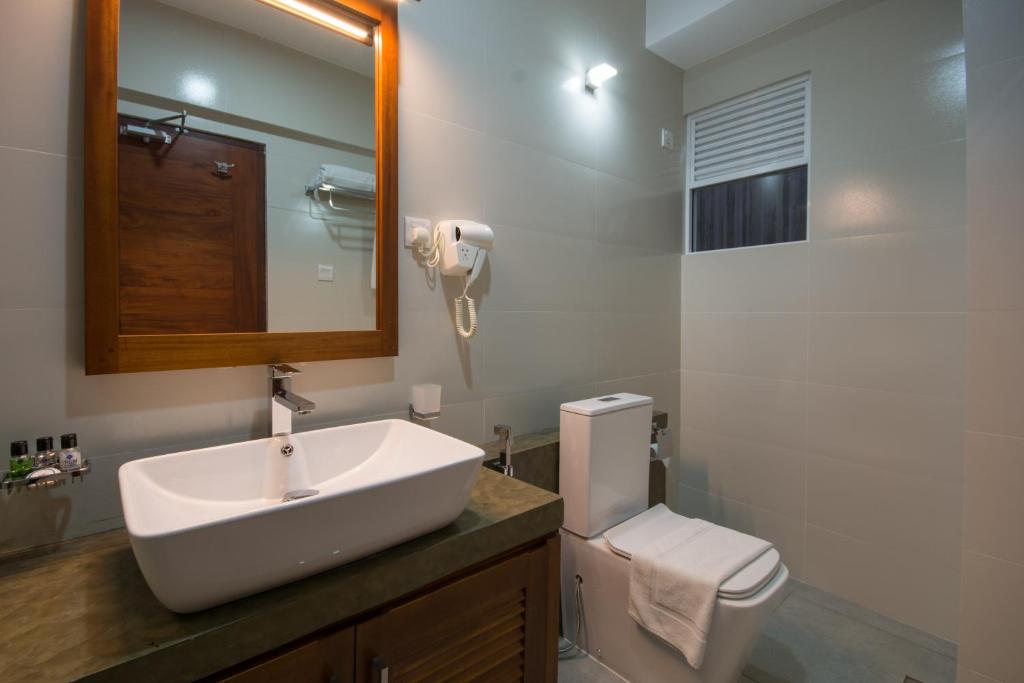 Koupelna v ubytování Ceyloni City Hotel
