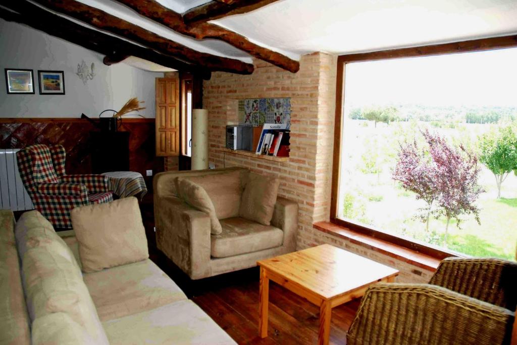 Posezení v ubytování Casa del Rio