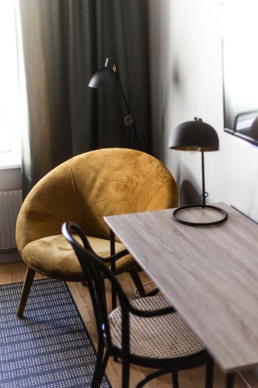 Posezení v ubytování Hotell Bogesund