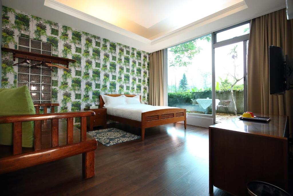TV a/nebo společenská místnost v ubytování Pretty Sun B&B