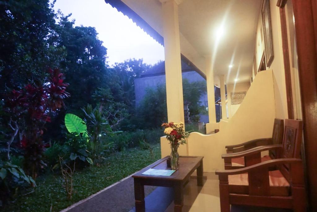 Zahrada ubytování Sila Urip Guest House
