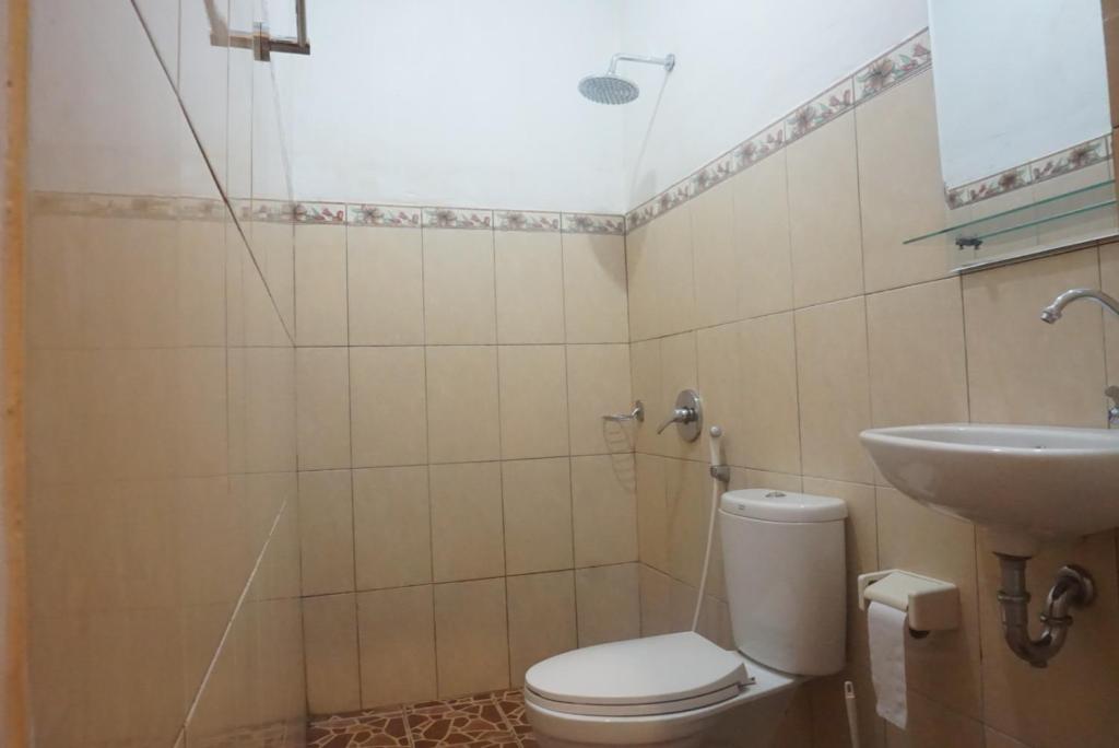 Koupelna v ubytování Sila Urip Guest House