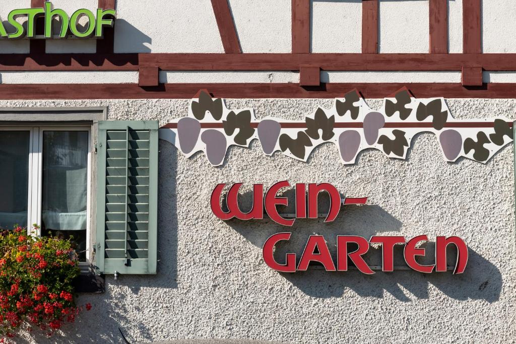 Certifikát, hodnocení, plakát nebo jiný dokument vystavený v ubytování Gasthof Pizzeria Weingarten