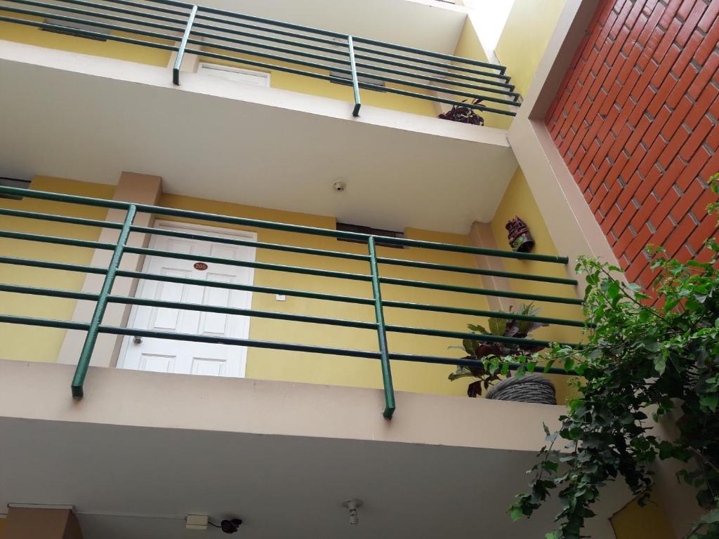 Balkón nebo terasa v ubytování Hostal Tambo Colorado