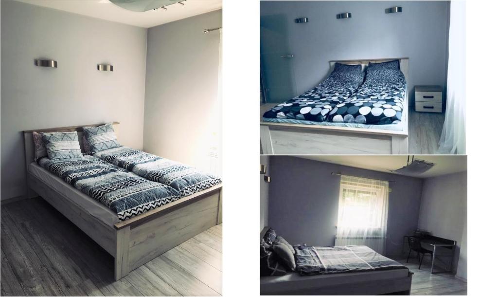 Posteľ alebo postele v izbe v ubytovaní Apartament Ala