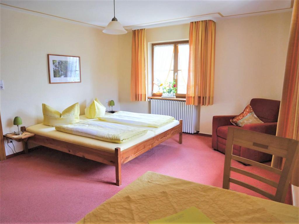 Postel nebo postele na pokoji v ubytování Schnurrenhof