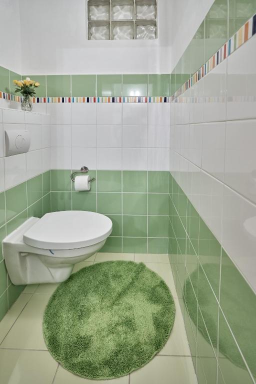 Koupelna v ubytování Apartment U Medvídka