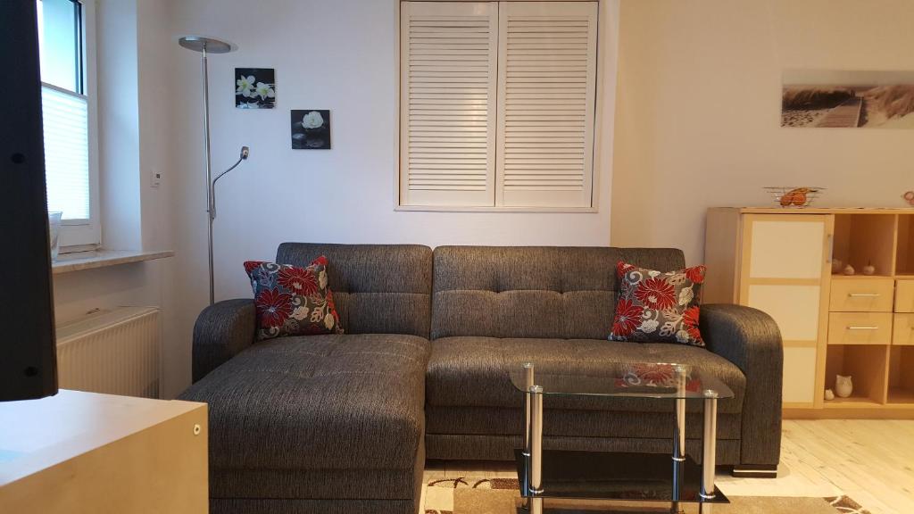 Posezení v ubytování Apartment Feldmann
