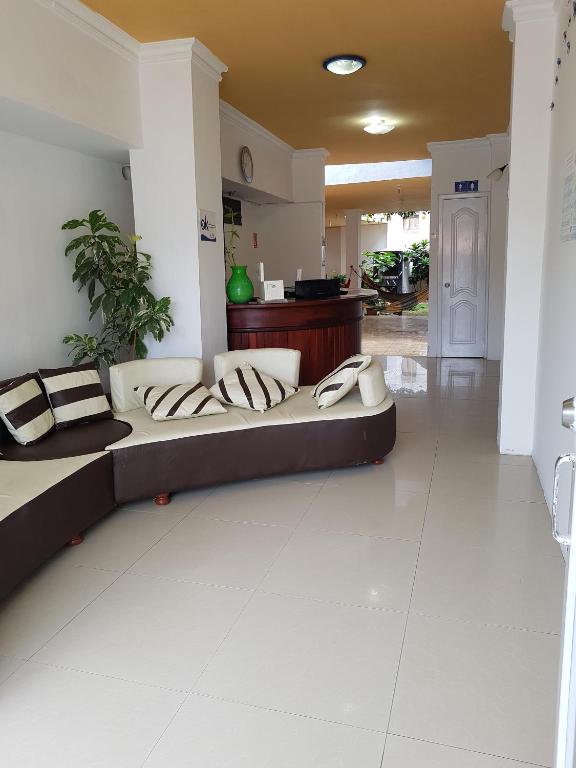 Posezení v ubytování Hostal Cerro Azul