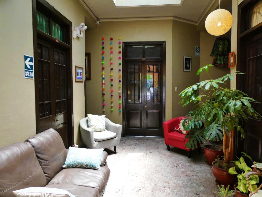 Posezení v ubytování Park Hostel