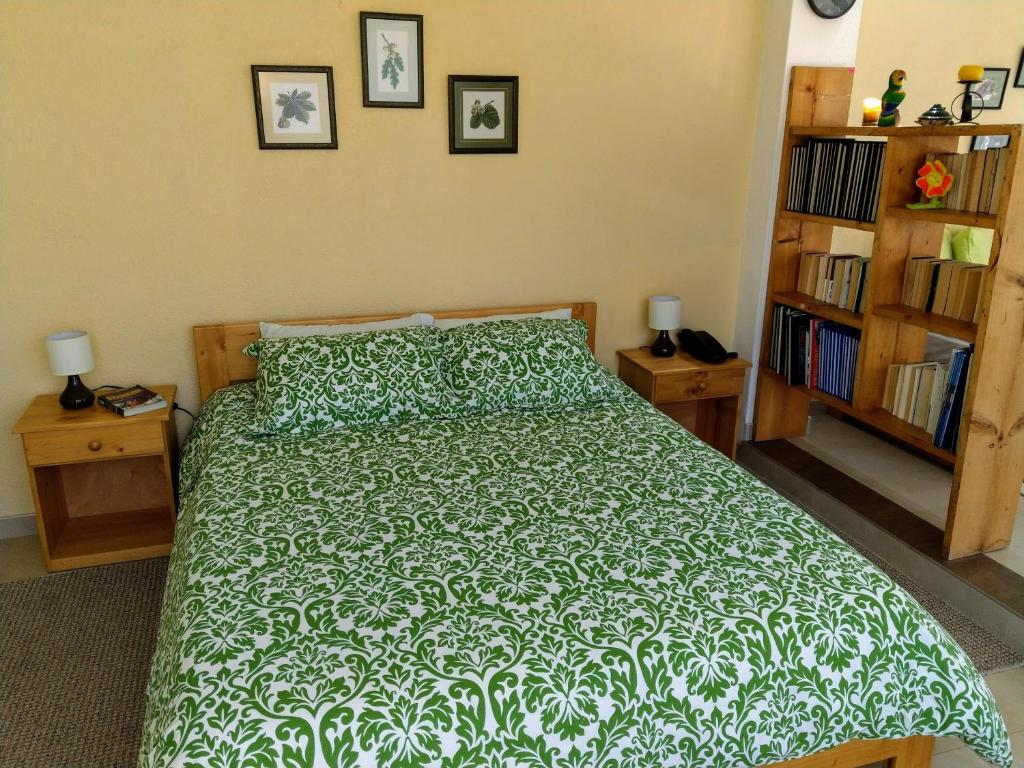 Postel nebo postele na pokoji v ubytování Hotel Rincon Aleman