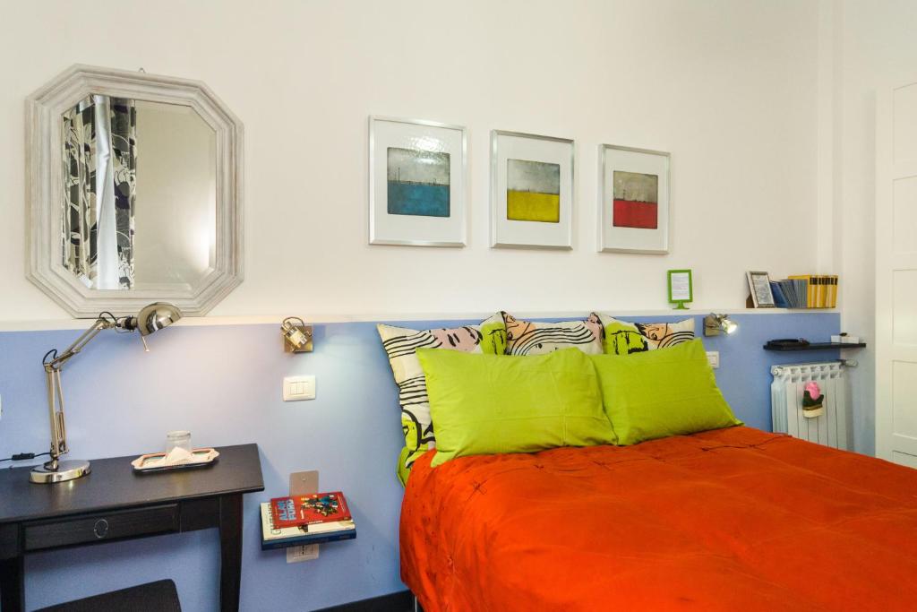Postel nebo postele na pokoji v ubytování Girovagando B&B