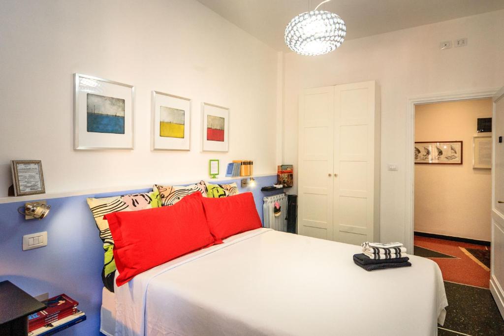 Postel nebo postele na pokoji v ubytování Girovagando B&B