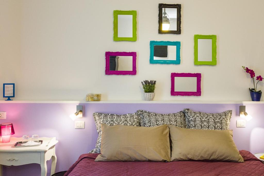 Postel nebo postele na pokoji v ubytování Girovagando B&B