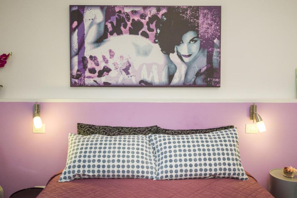 Postel nebo postele na pokoji v ubytování Girovagando B&B
