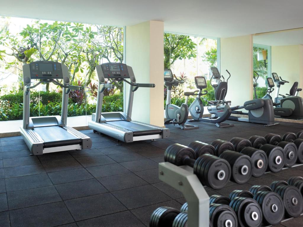 Spordikeskus ja/või sportimisvõimalused majutusasutuses Shangri-La Golden Sands, Penang
