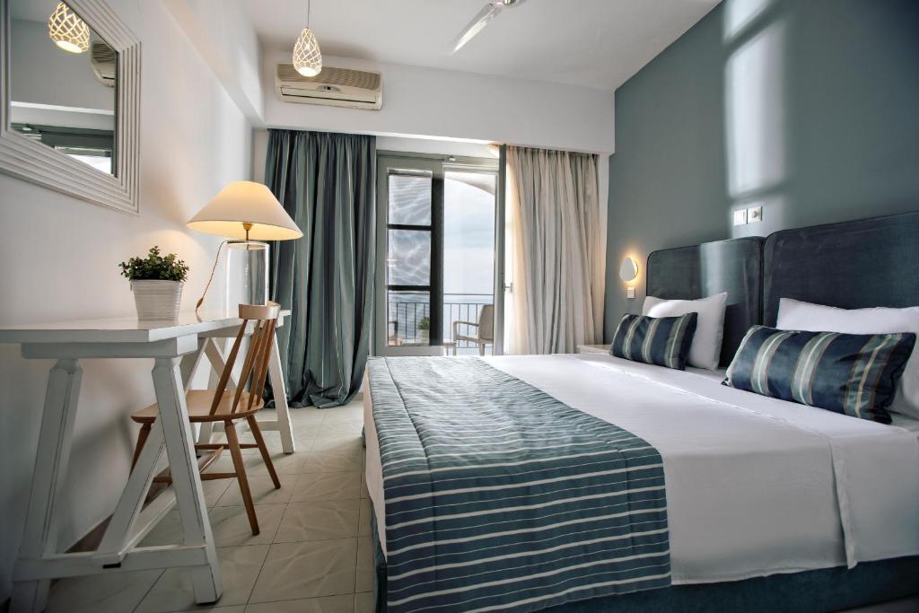 Postel nebo postele na pokoji v ubytování Rigas Boutique Hotel & Spa