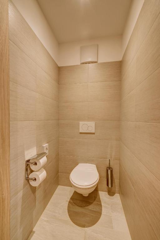 Koupelna v ubytování Hotel Lamm