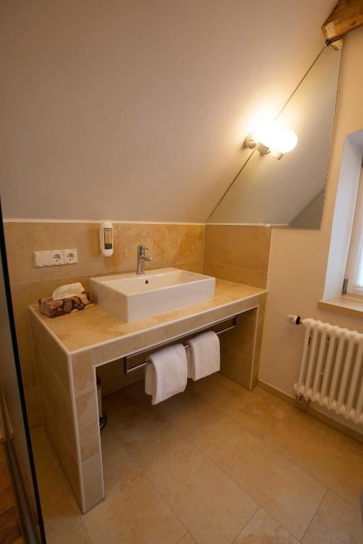 Koupelna v ubytování Bed and Breakfast unter den Linden