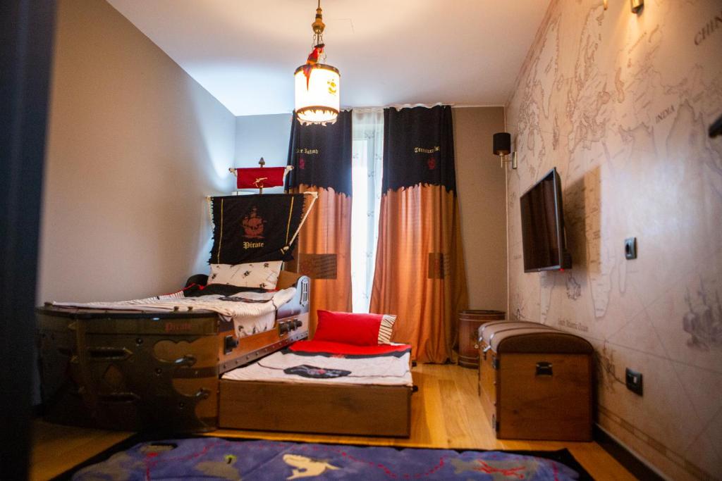 TV i/ili multimedijalni sistem u objektu A Hoteli - Hotel Slatina