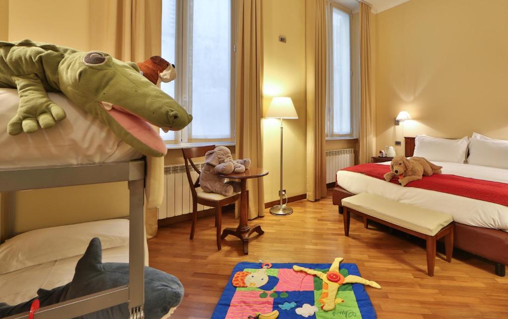 Postel nebo postele na pokoji v ubytování Best Western Hotel Metropoli