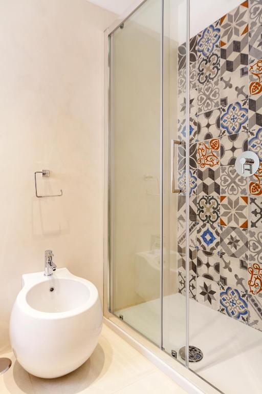 Koupelna v ubytování Sciala Ortigia B&B