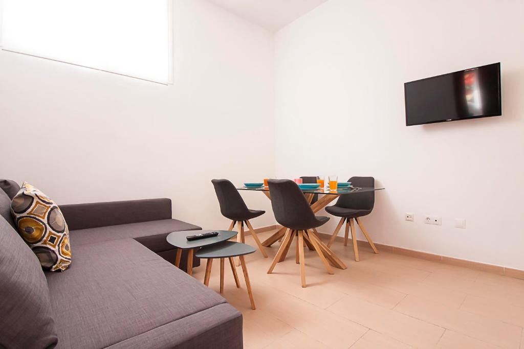 Telewizja i/lub zestaw kina domowego w obiekcie Rayito by FreshLanding