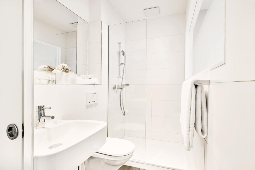 Koupelna v ubytování Hotel Schäfli