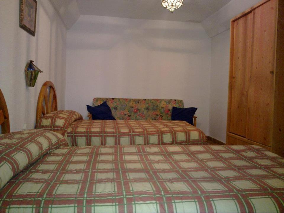 Postel nebo postele na pokoji v ubytování Casas Cueva Paloma