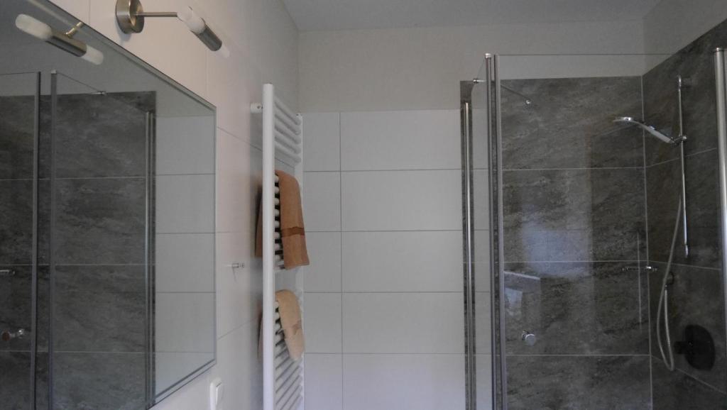 Koupelna v ubytování Wassermühle Eldingen