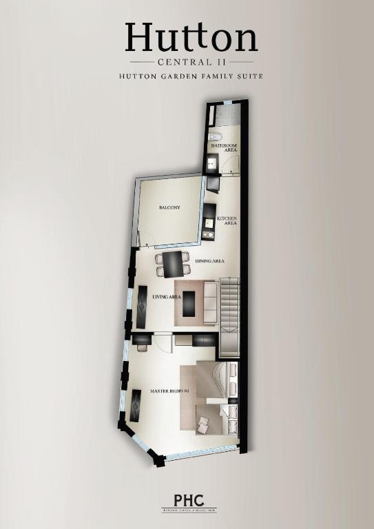 Planimetria di Hutton Central Hotel Managed by The Ascott Limited