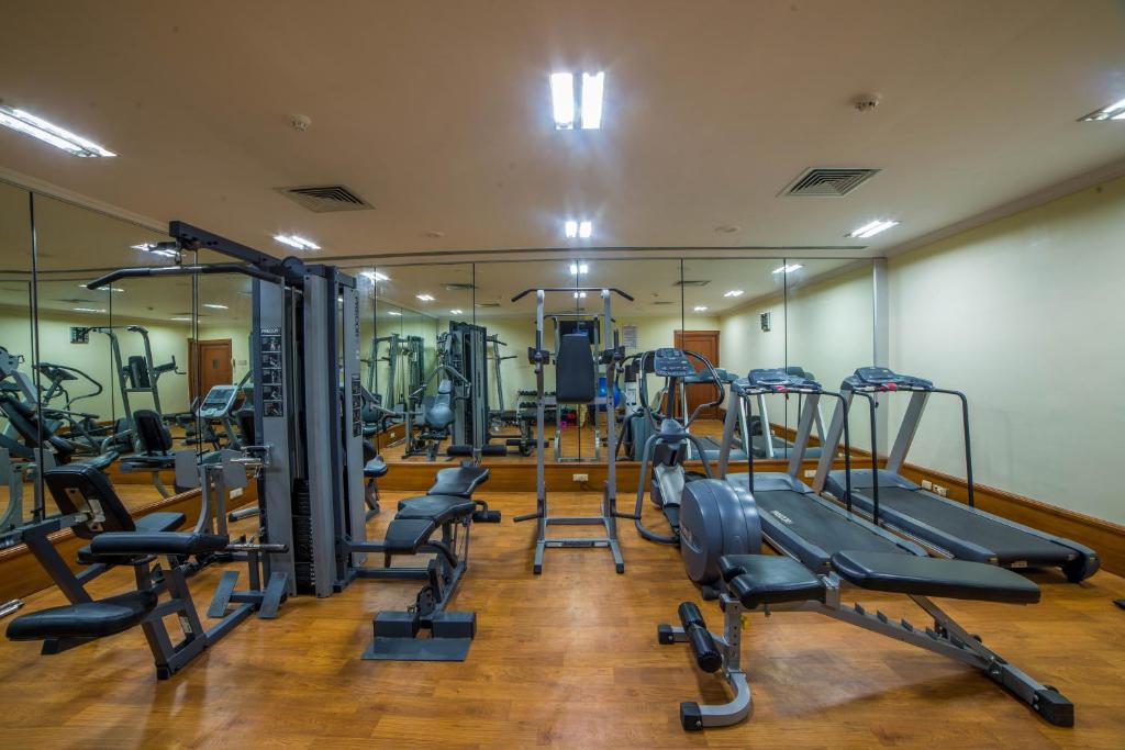 Fitness centrum a/nebo fitness zařízení v ubytování Raj Park Hotel Chennai