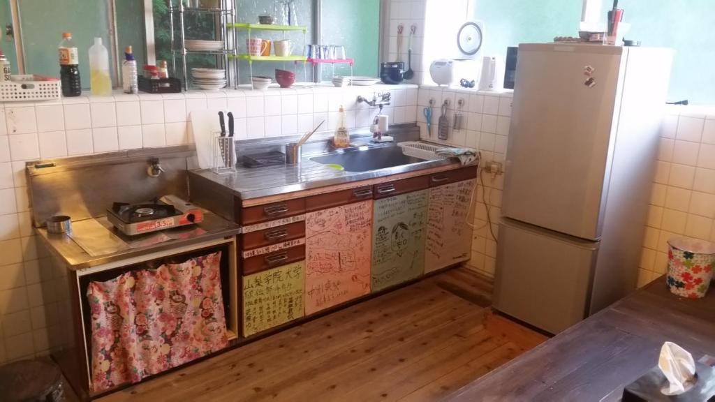 backpackers guesthouse Borderにあるキッチンまたは簡易キッチン