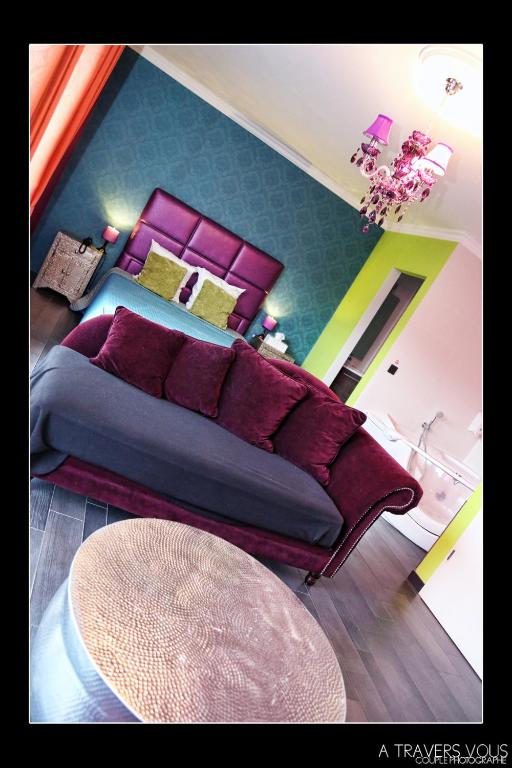 Posezení v ubytování V E R O N E - Rooms & Suites - Liège - Rocourt
