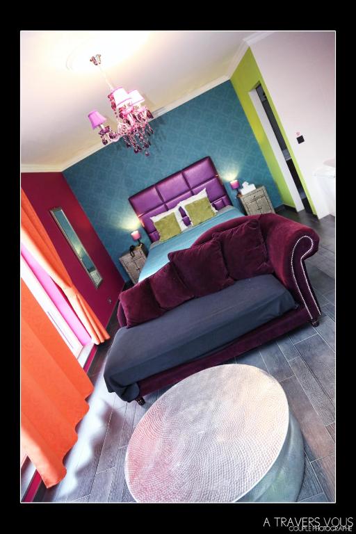 Posezení v ubytování V E R O N E - Rooms & Suites - Liège - Rocourt