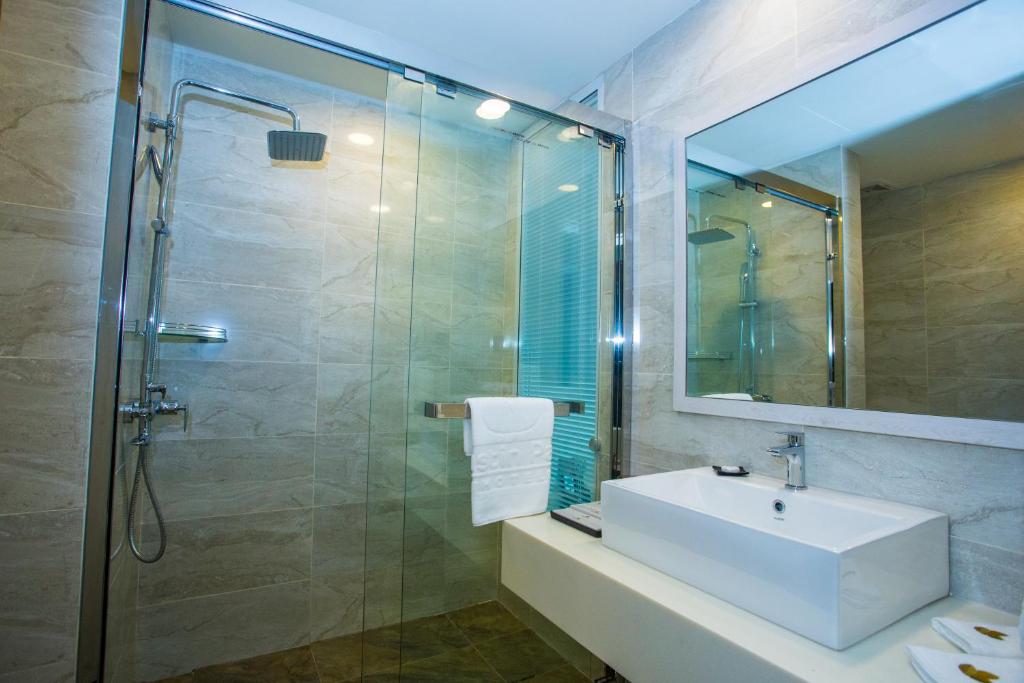 Koupelna v ubytování Austin Park Hotel