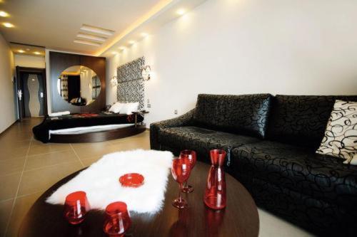 Posezení v ubytování Dion Hotel