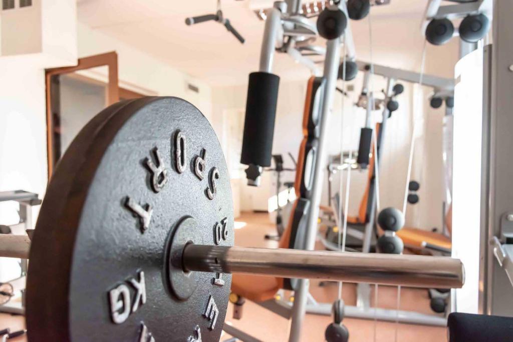Posilňovňa alebo fitness centrum v ubytovaní Apartament Przy Klifach