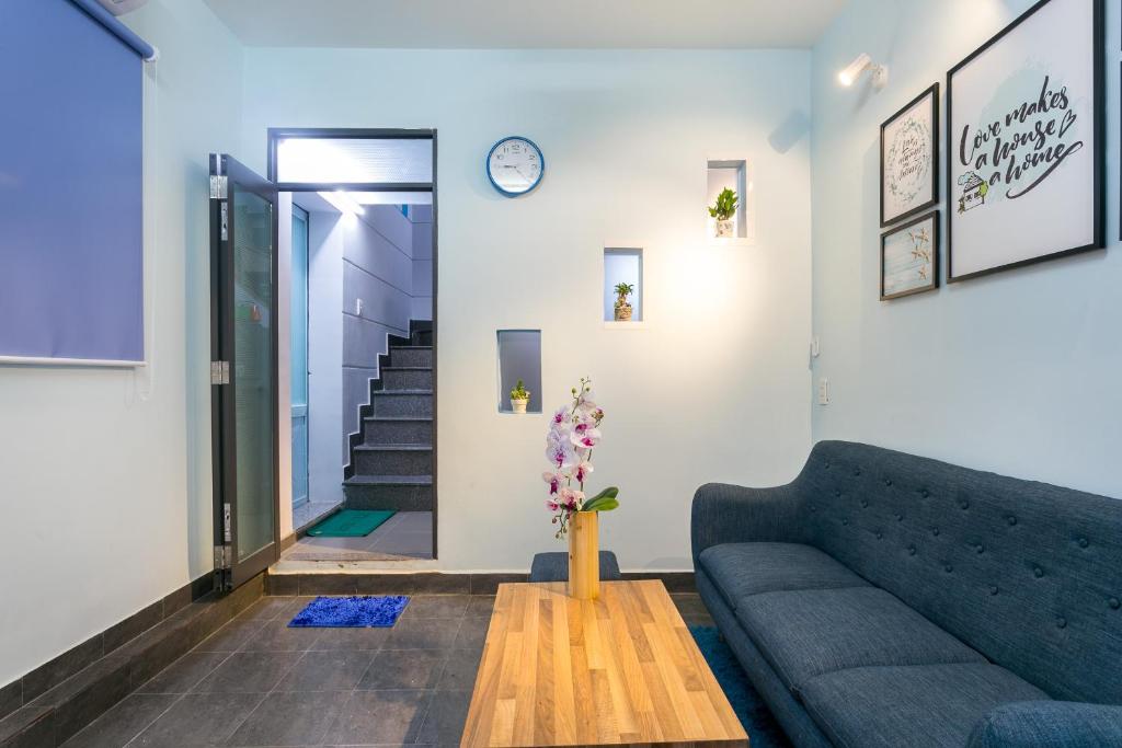 Posezení v ubytování Qcub3 Homestay